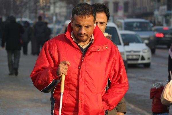 Blind man who held woman’s arm in street beaten up in Turkey’s east