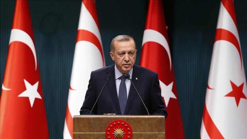 Turkish Cypriots will never be minority, says Erdoğan