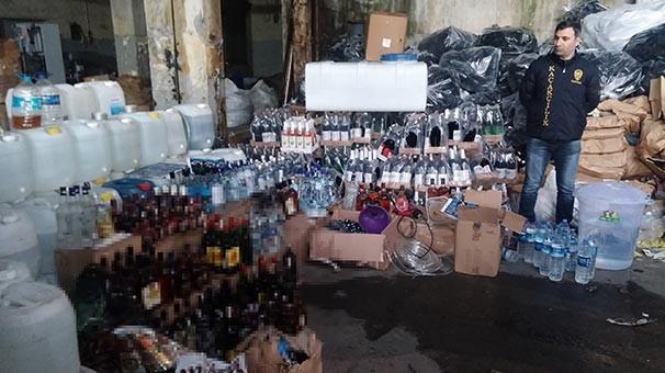 Turkish police seize 5,000 liters of bootleg alcohol in Istanbul raid