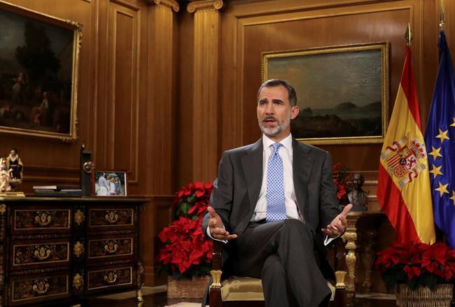 Spain’s king urges Catalan lawmakers to avoid ‘confrontation’