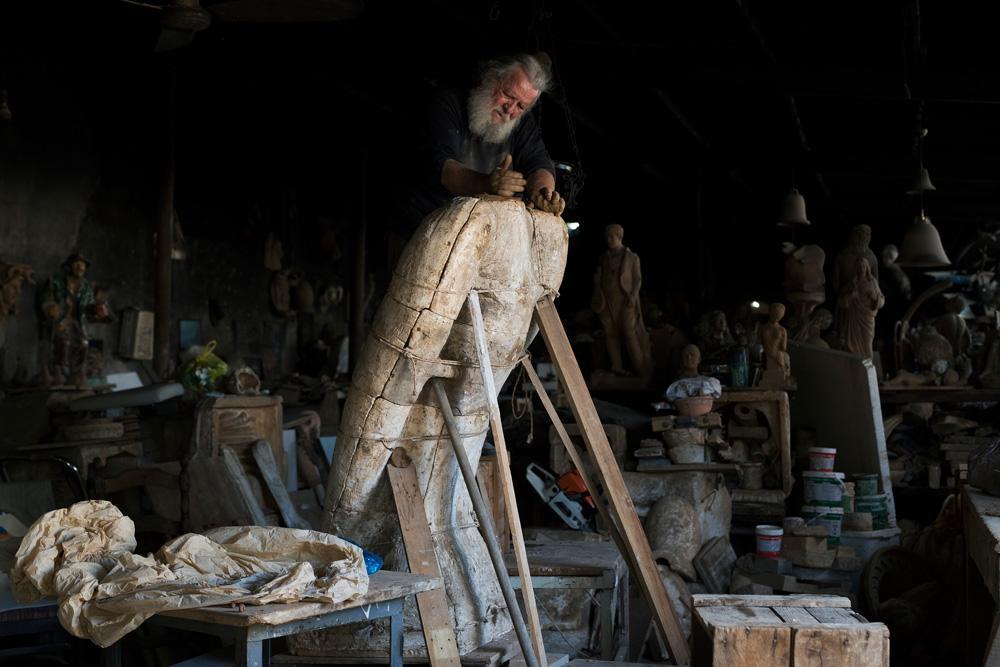 Greek terracotta workshop produces an army of gods