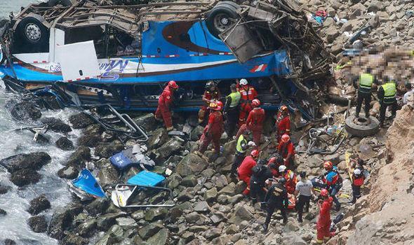 Peru bus accident kills 48 Peru bus accident kills 48