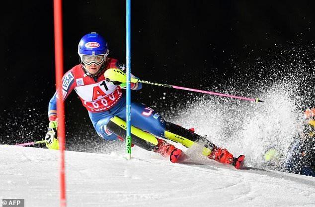 Shiffrin storms to slalom win in Austria
