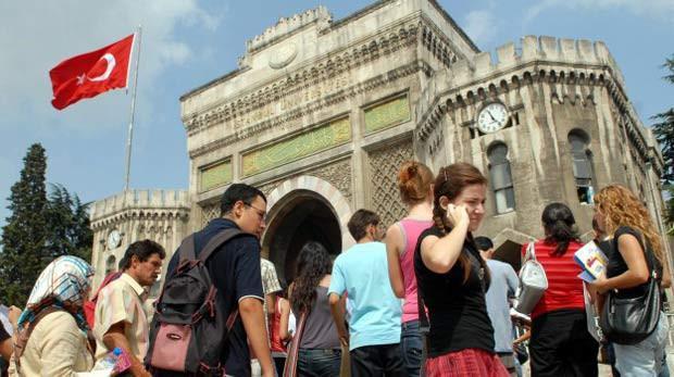Nearly 36 percent of Turkish college students hold jobs to cover expenses