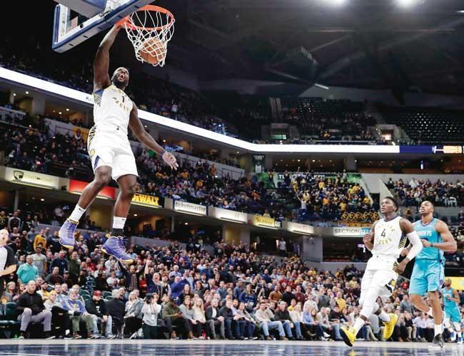 Pacers power past Hornets, Celtics win