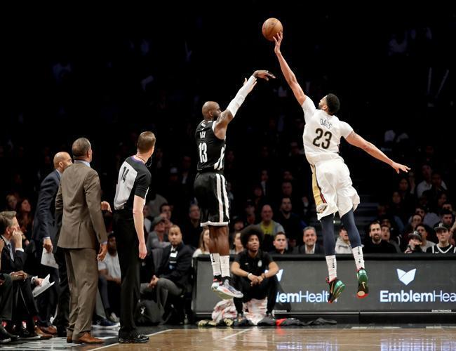 Pelicans rebound to beat Brooklyn in two overtimes