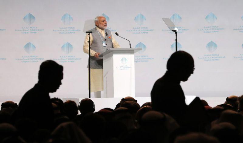 In UAE, India’s Modi innaugurates a summit and a temple