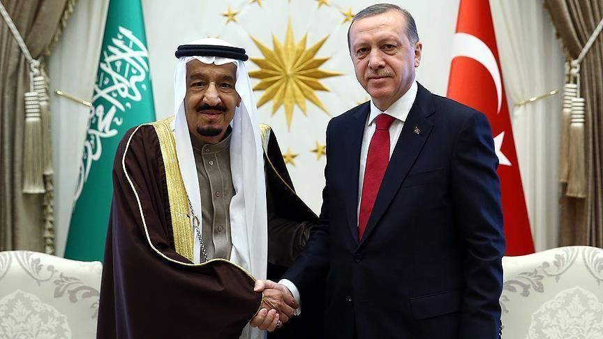 Turkish President Erdoğan speaks with Saudi King Salman by phone