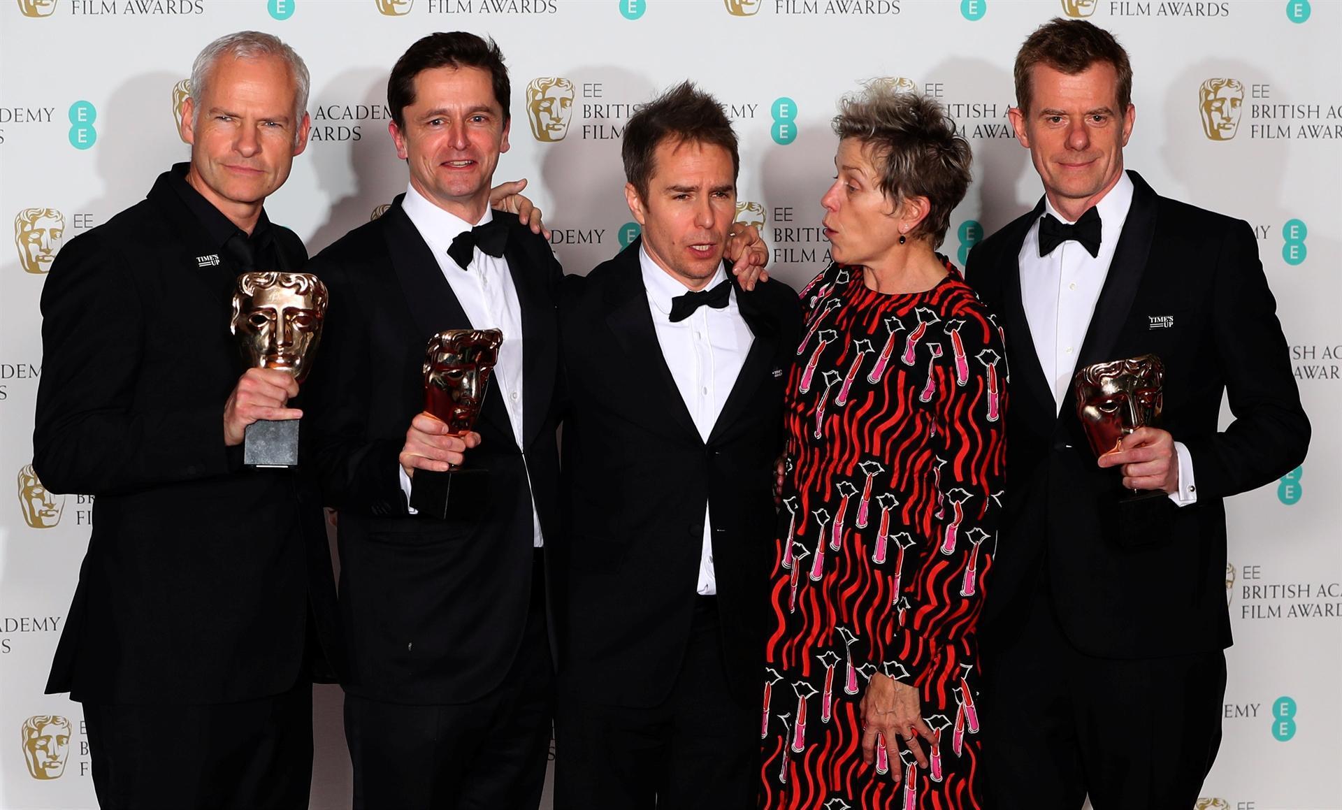 Three Billboards tops Baftas