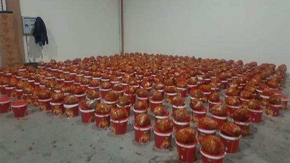 340 kg of cannabis hidden in ketchup bottles seized in Diyarbakır