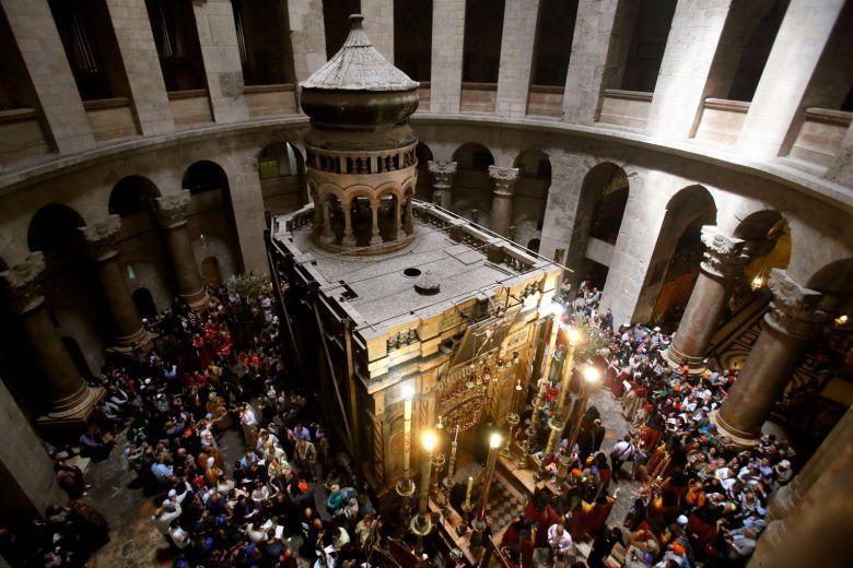 Christian leaders close church at Jesuss burial site in tax dispute