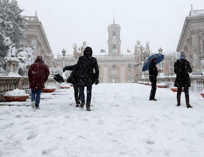 ‘Beast from the east’ brings snow and frosty weather across Europe