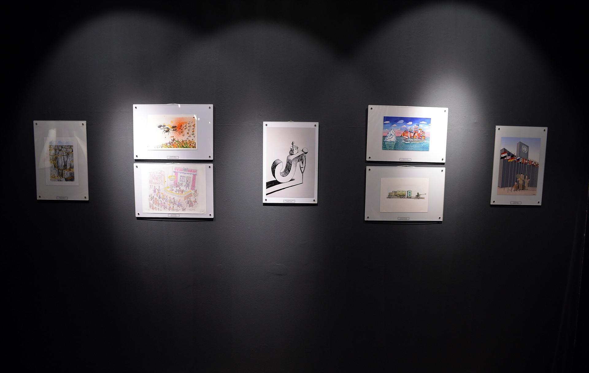 Aydın Doğan Contest cartoons at Gallery Işık