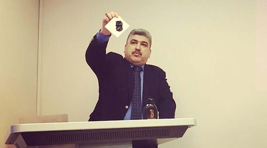 Cosmetics company head in Istanbul eats shampoo to prove it is ‘organic’