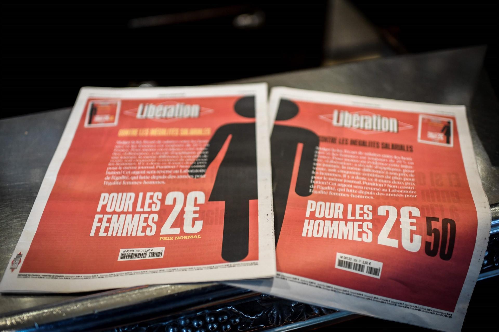 French newspaper charges men more on Womens Day