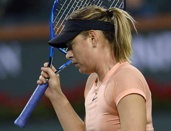 Sharapova crashes out of Indian Wells