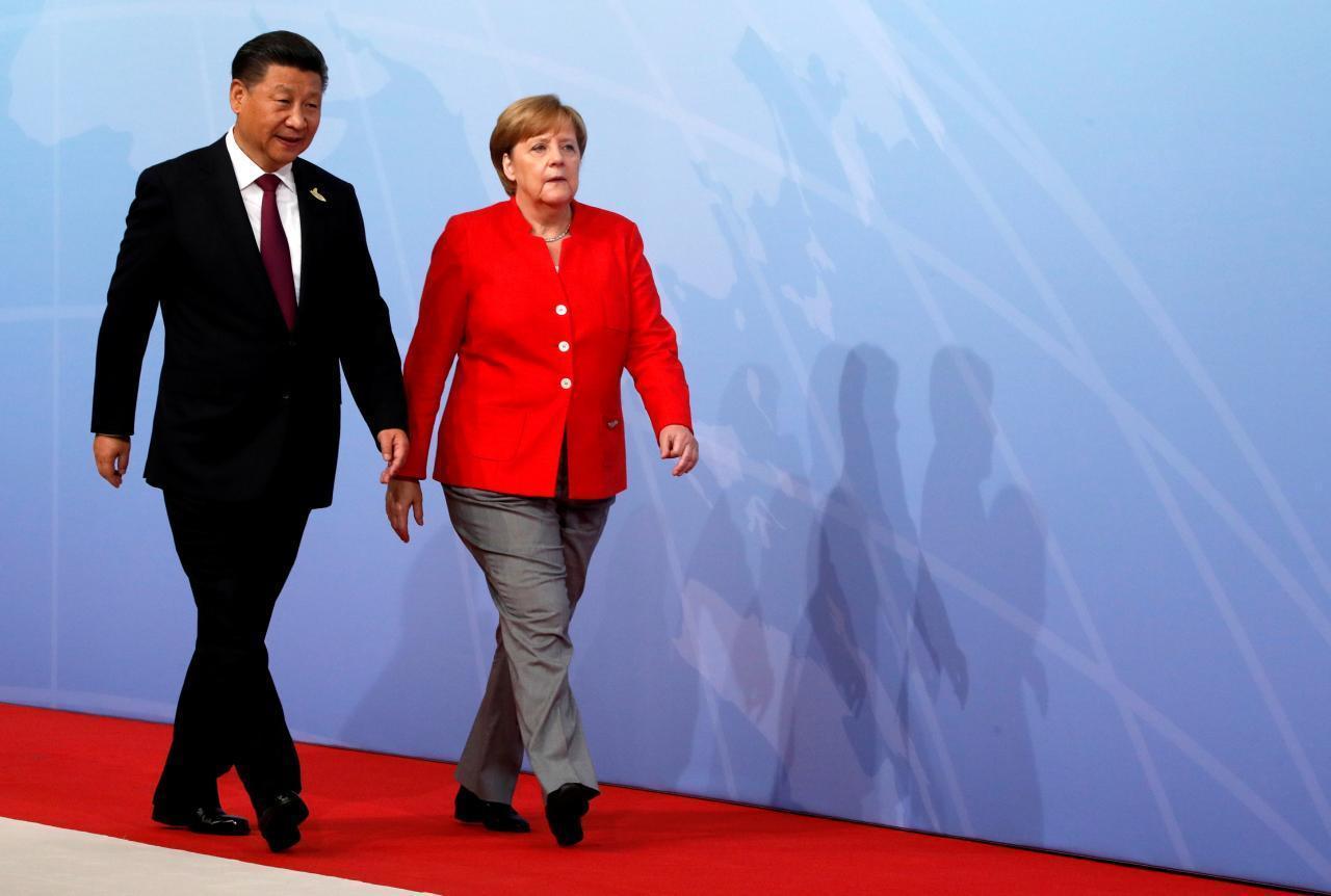 Merkel, Xi agree to work on steel overcapacity within G-20