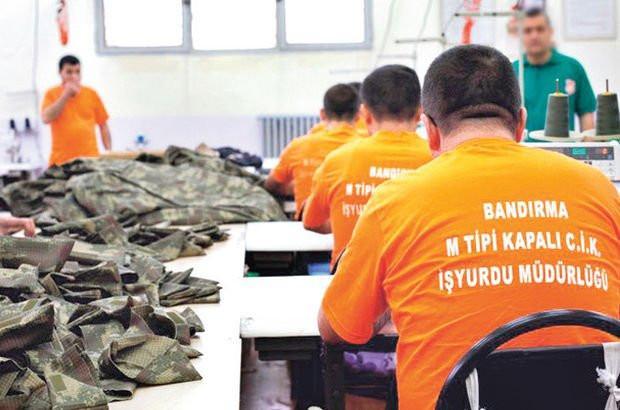 More than 50,000 inmates employed in prison workshops across Turkey