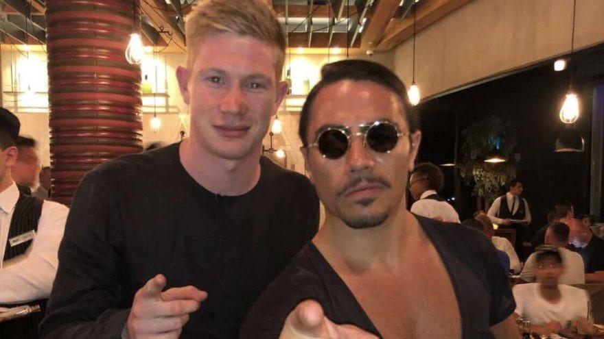 ‘Salt Bae’ hosts world-renowned football stars in his restaurants