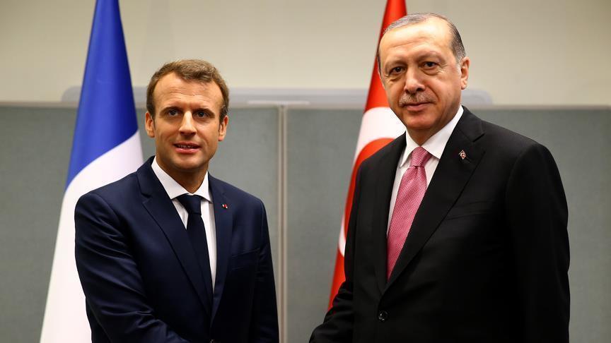 Erdoğan, Macron discuss Afrin operation over phone