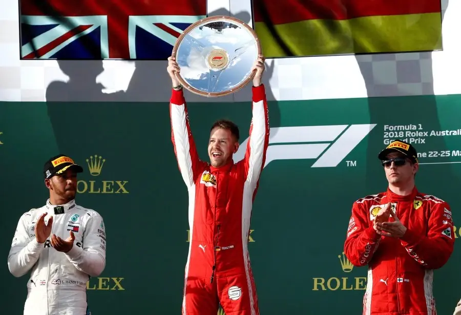 Vettel holds off Hamilton to win Australian GP thriller