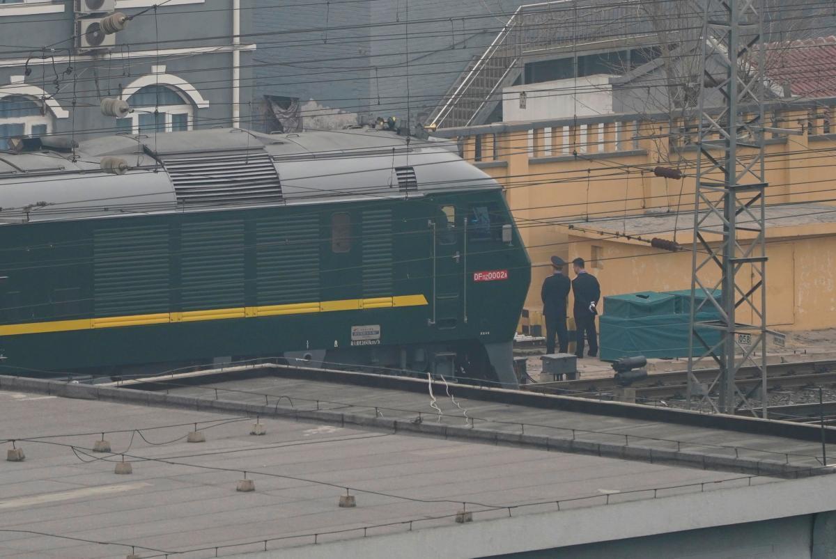 Train believed carrying top North Korean delegation leaves Beijing