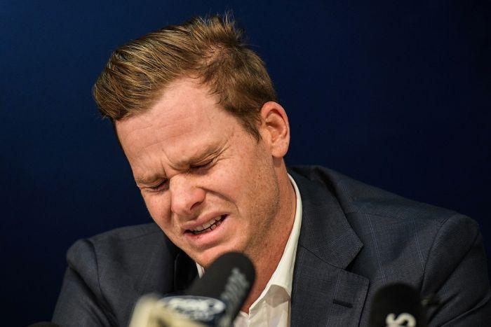 Tearful Smith takes ‘full responsibility’ for ball-tampering scandal
