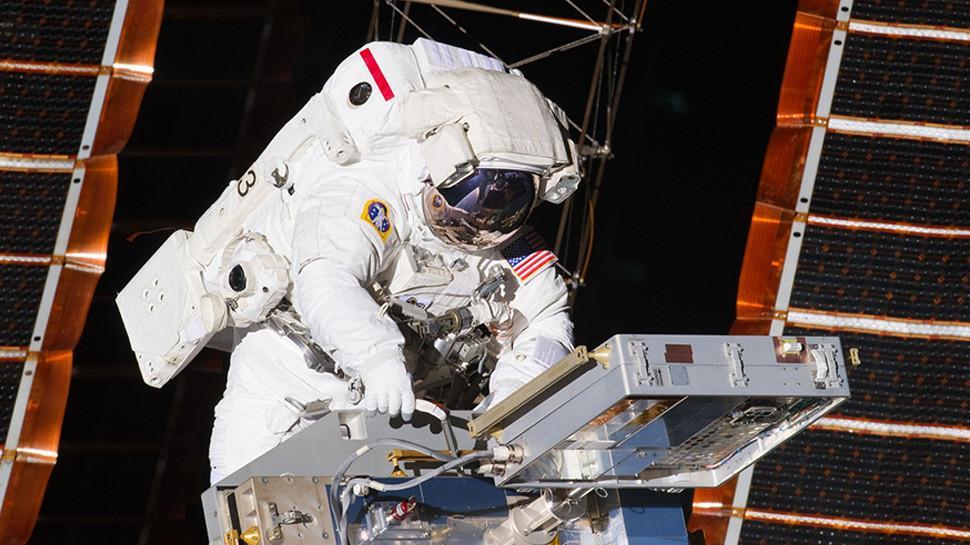 Astronauts spacewalk to repair int’l station