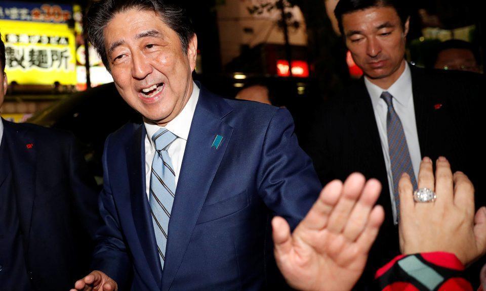 Polls show about half of Japanese voters don’t support PM Abe’s Cabinet