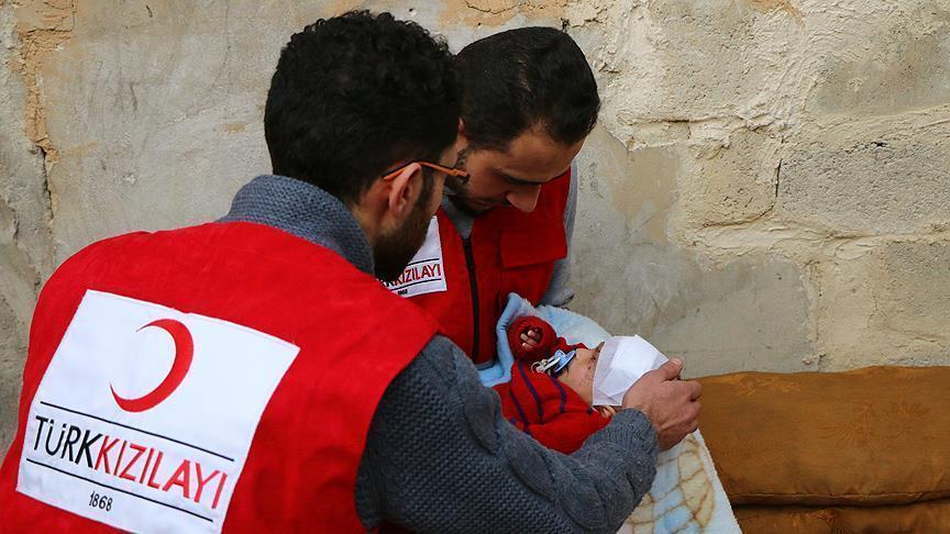 Turkey sets up camps for Syrians fleeing Eastern Ghouta