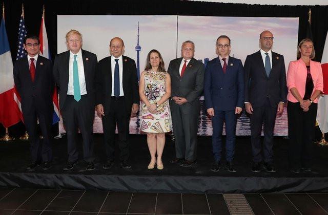 G-7 foreign ministers say Russia has to help solve Syria crisis