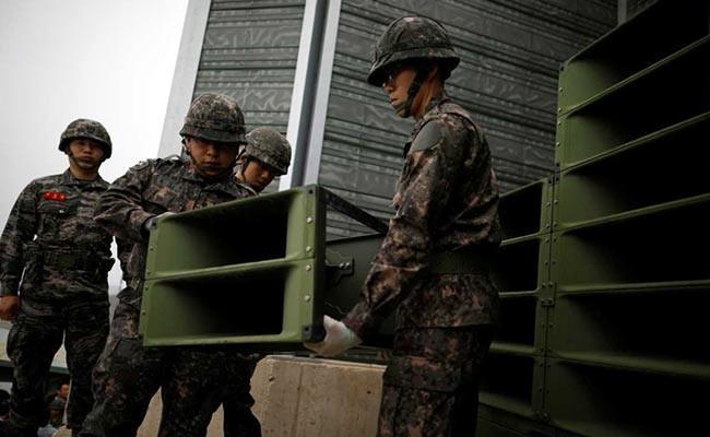 North and South Korea start to dismantle border speakers