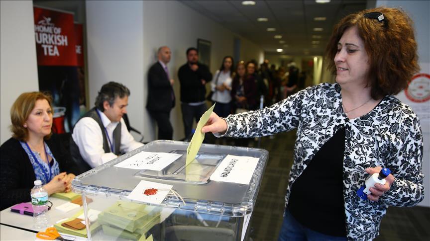 Voting for early Turkish polls to begin June 9 in US