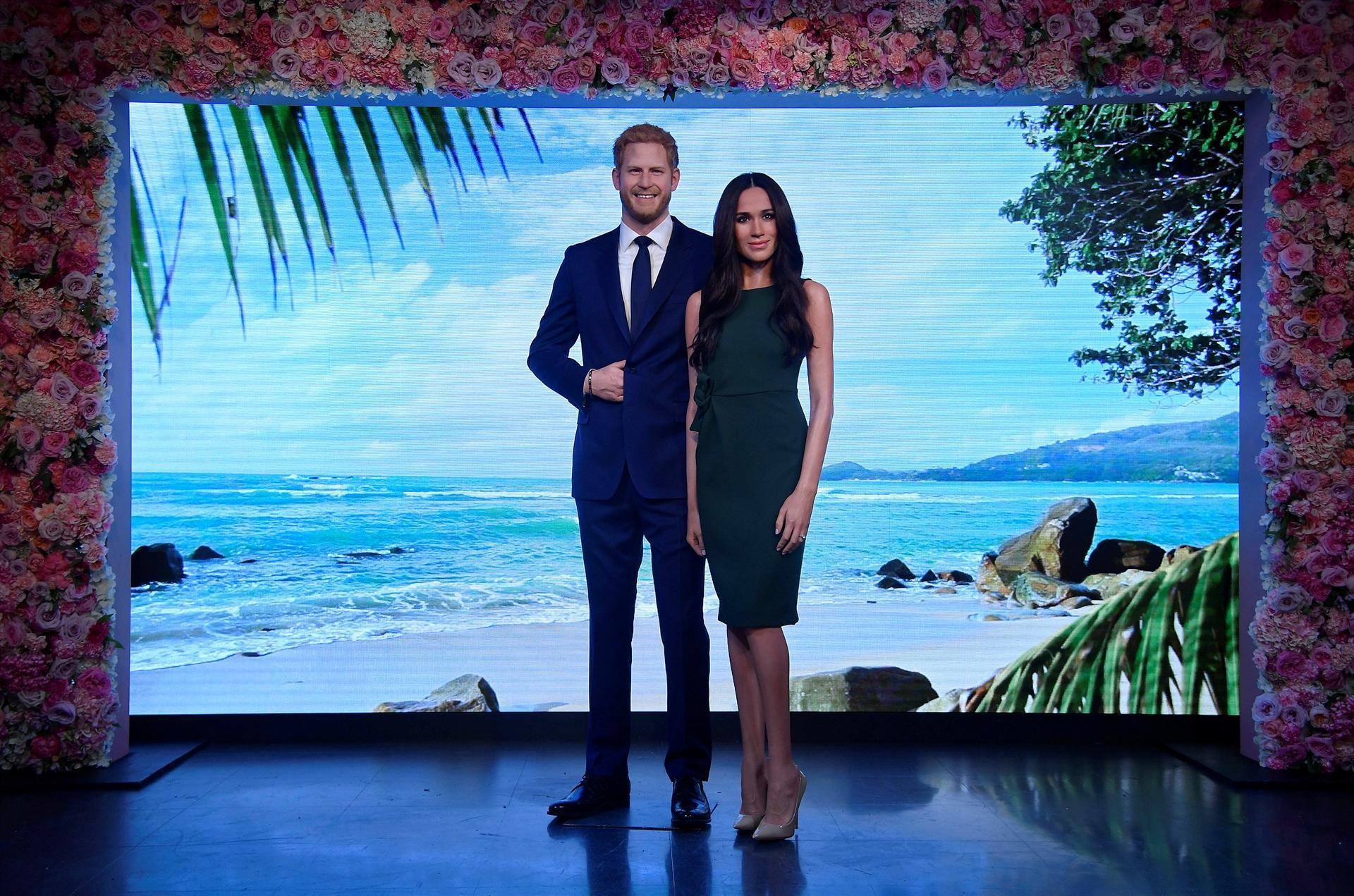 Meghan Markle unveiled at London waxwork museum