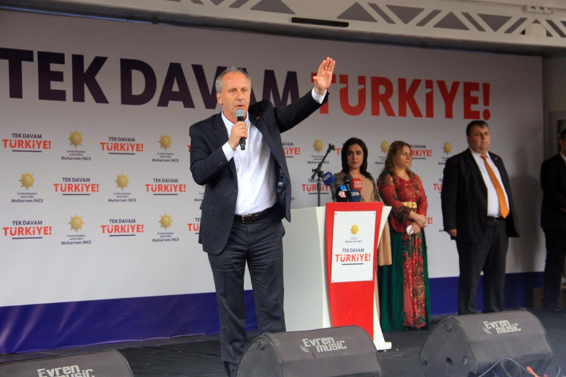 Opposition presidential candidate İnce vows ‘peace, development and sharing’ in Turkey’s southeast