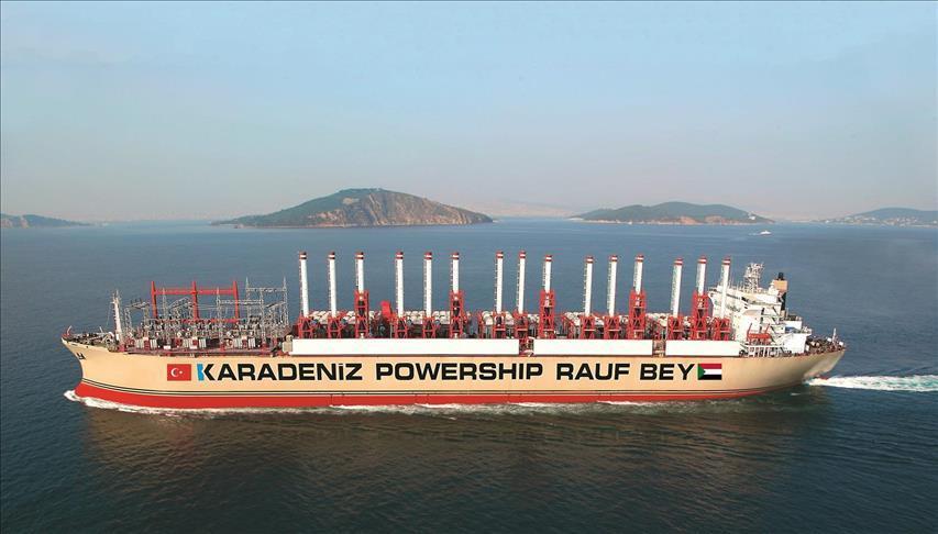 Turkish floating plant starts power supply to Sudan