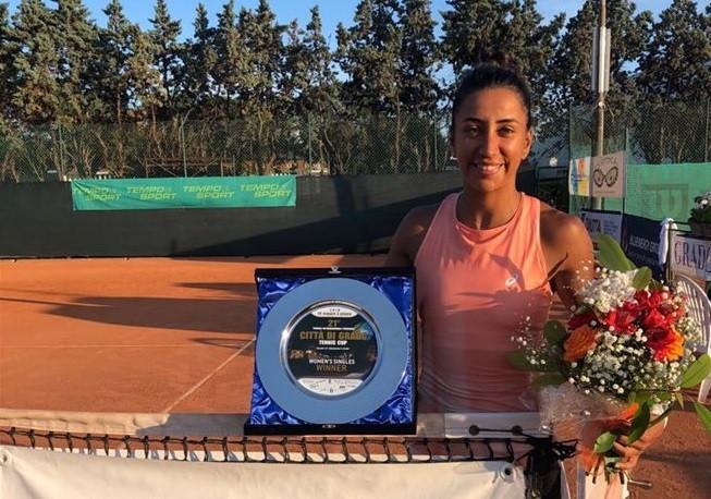 Turkish tennis player wins Grado Tournament in Italy