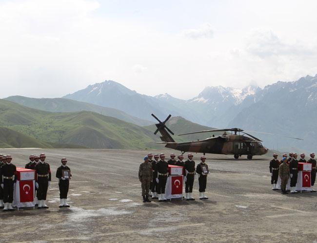 Three soldiers killed in PKK rocket attack