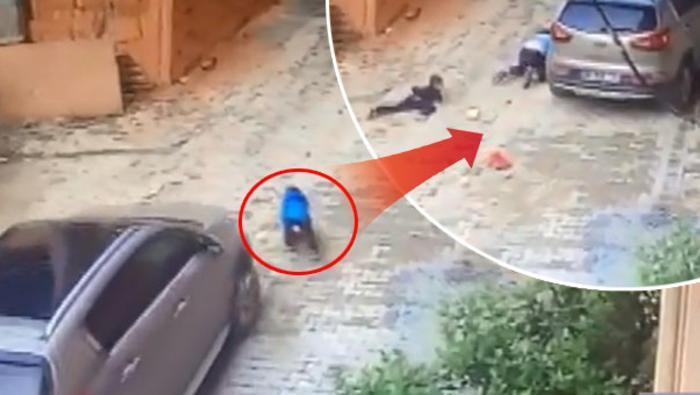 Boy makes ‘miraculous escape’ after mom’s car runs over him in Istanbul