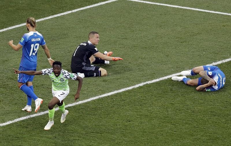 Nigeria beats Iceland 2-0 at World Cup comeback