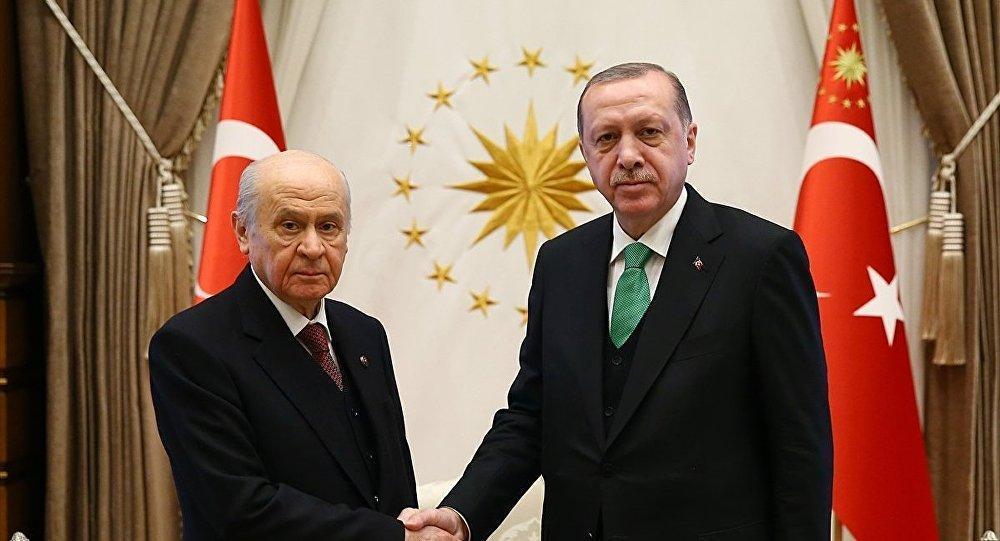 President Erdoğan, MHP leader Bahçeli meet for first time after polls
