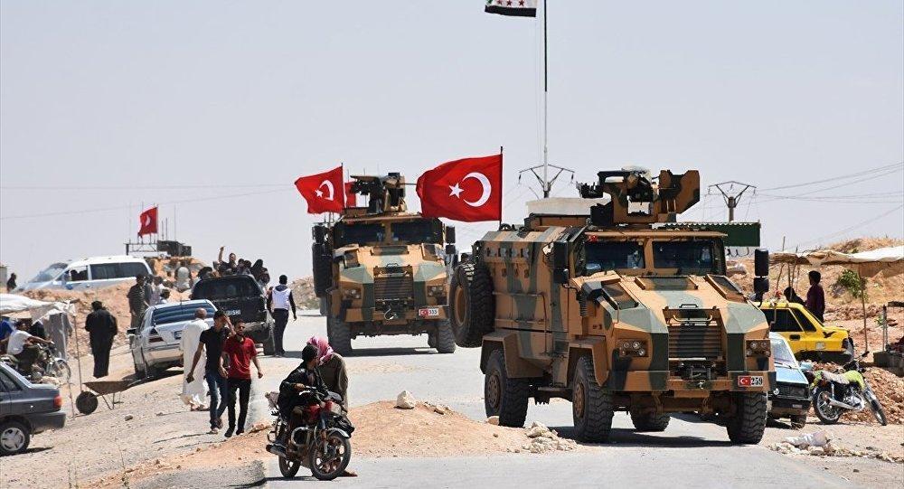 Turkish army conducts eighth round of patrol in Manbij