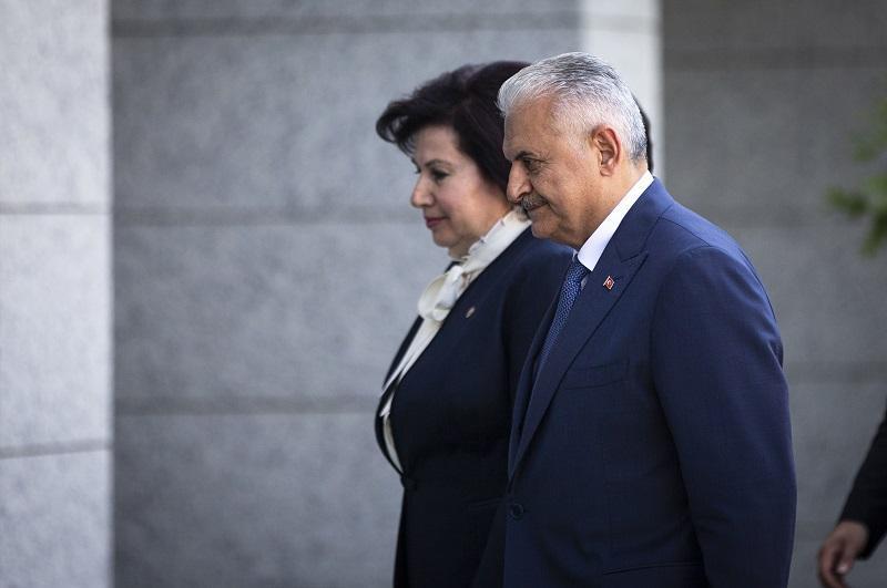 Turkish PM Yıldırım pays farewell visits to top state officials