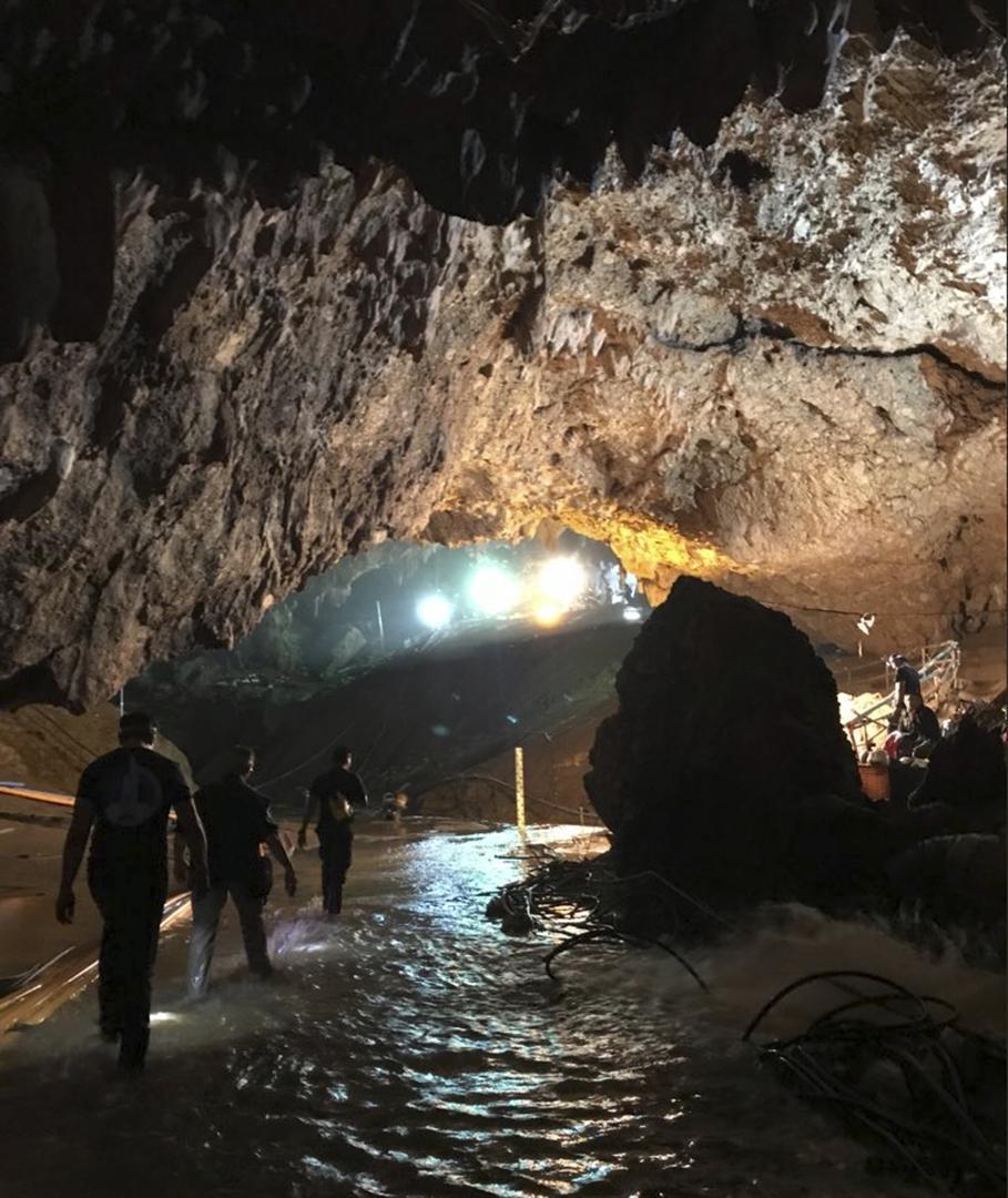 Final five trapped in Thai cave to be extracted Tuesday: rescue chief