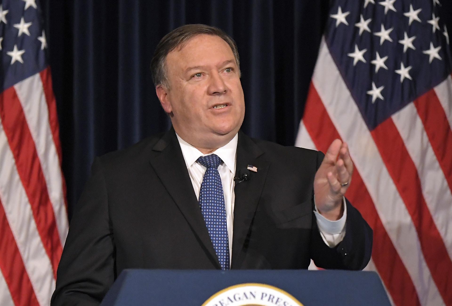 Pompeo to hold talks on Iran in Brussels en route to Russia