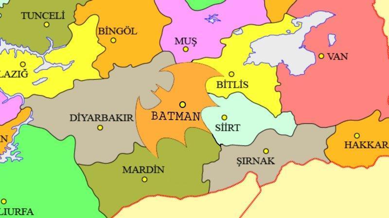 Campaign aims to change borders of Turkish province on Batman logo
