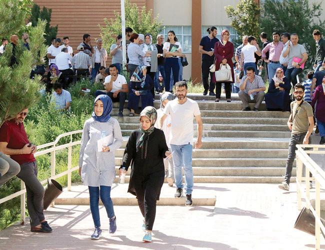 22 percent of candidates score below threshold in Turkish university exam