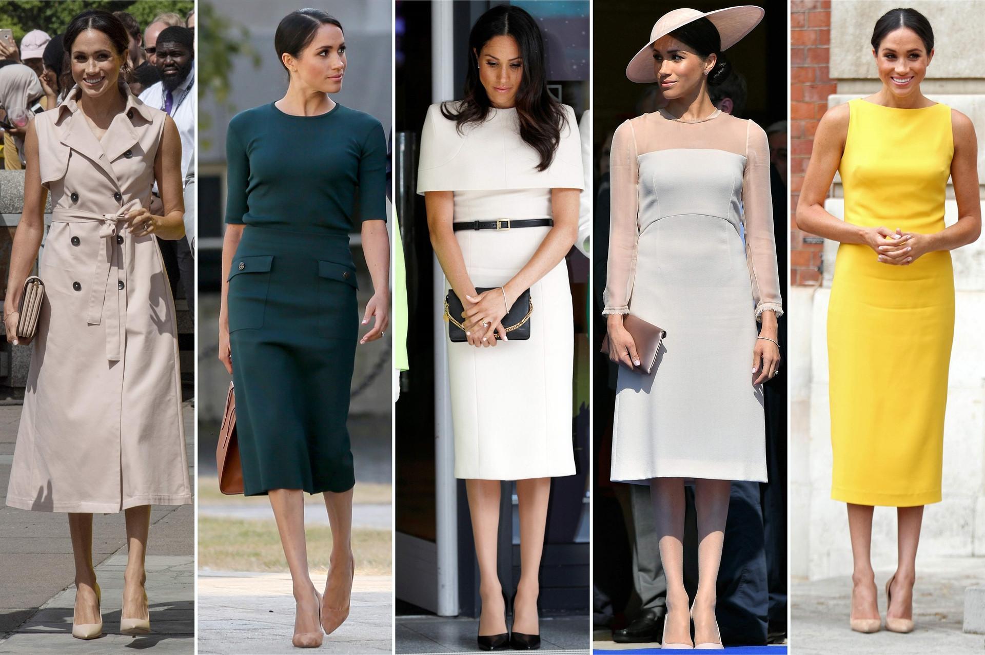 Glamour girl turned duchess: Meghan tones down