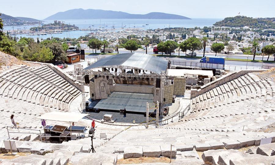 Music echoing for centuries in Bodrum Ancient Theater