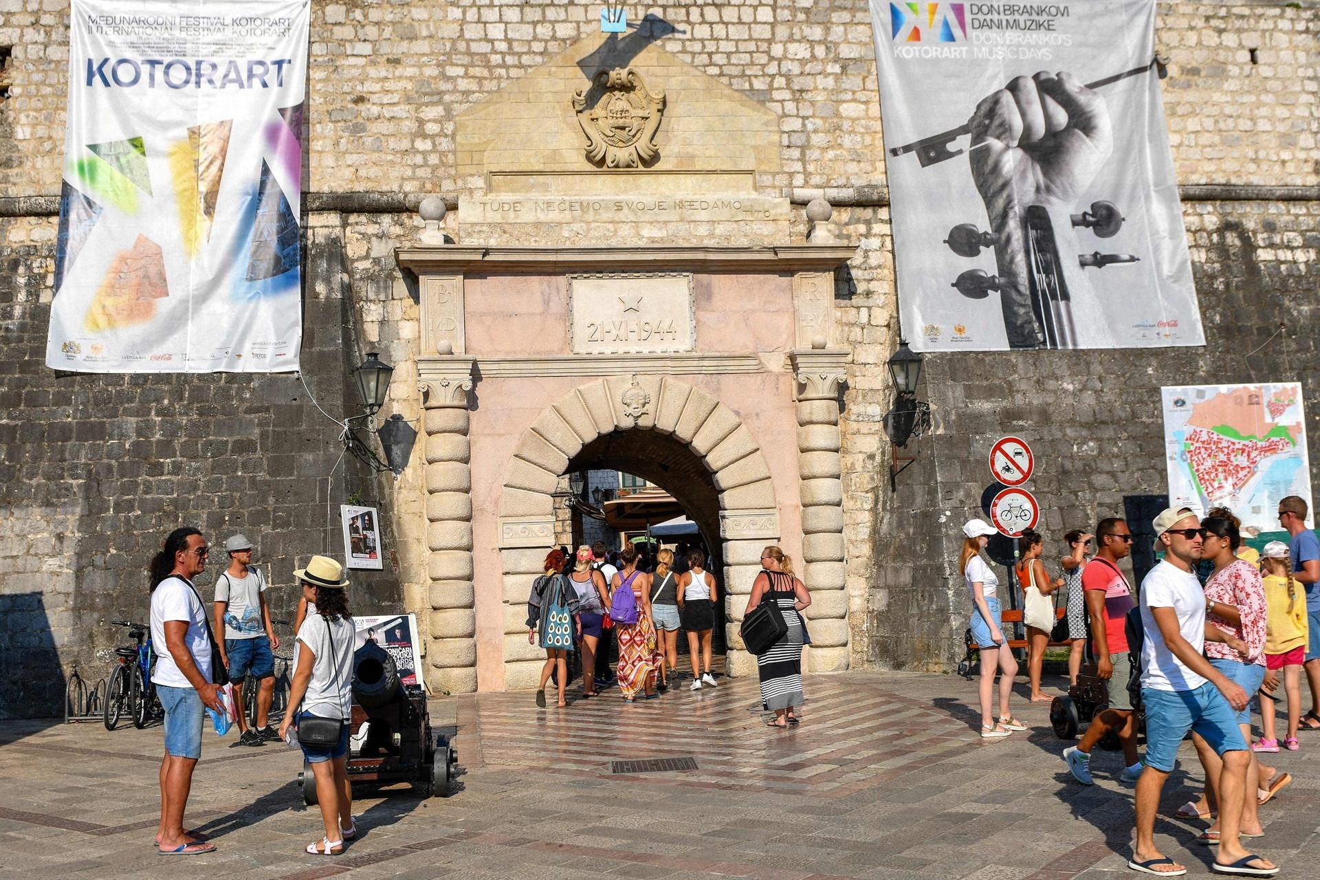 Cruise ships, crowds swamp Montenegro